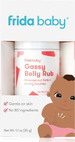 Gassy Belly Rub by Frida Baby | Belly Massage for Babies Made with Natural Oils | Relieves Baby's Gas - Image 4